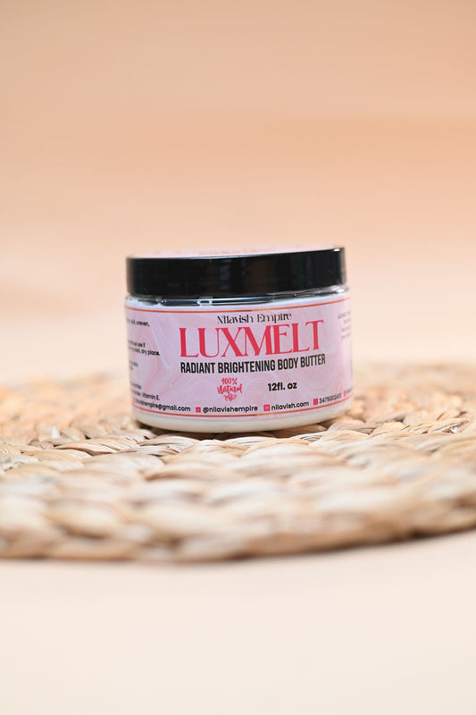 Luxmelt 12fl oz – Radiant Brightening Body Butter.