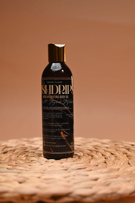 Nilavish Nish melt & Nish drip – Men’s Body Butter + Body Oil Duo