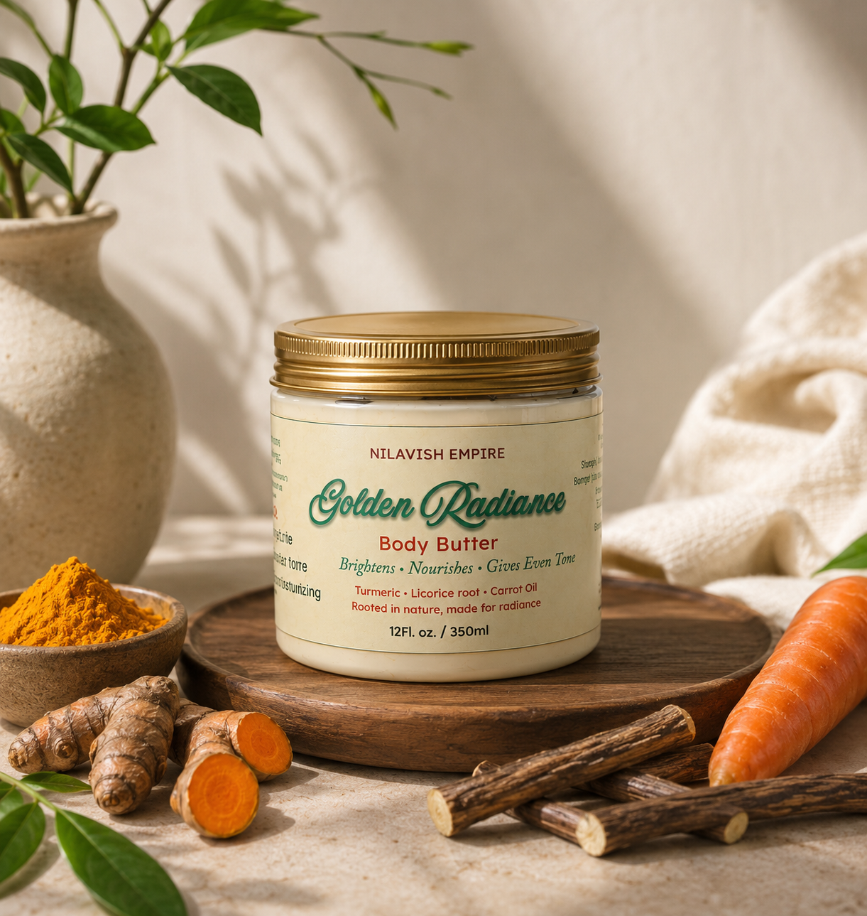 Golden Radiance Body Butter-12Fl.oz