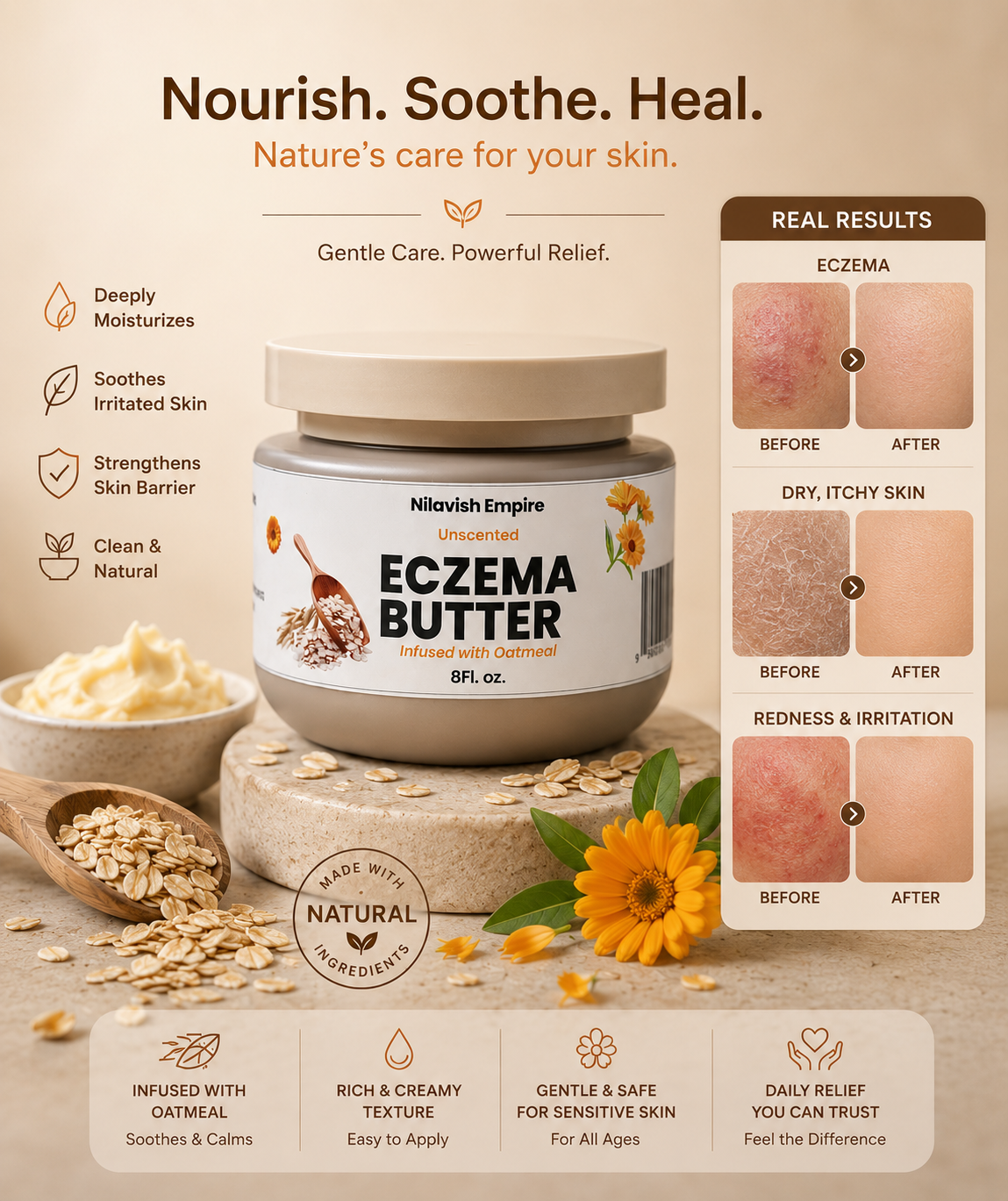 Eczema Body Butter- 8OZ