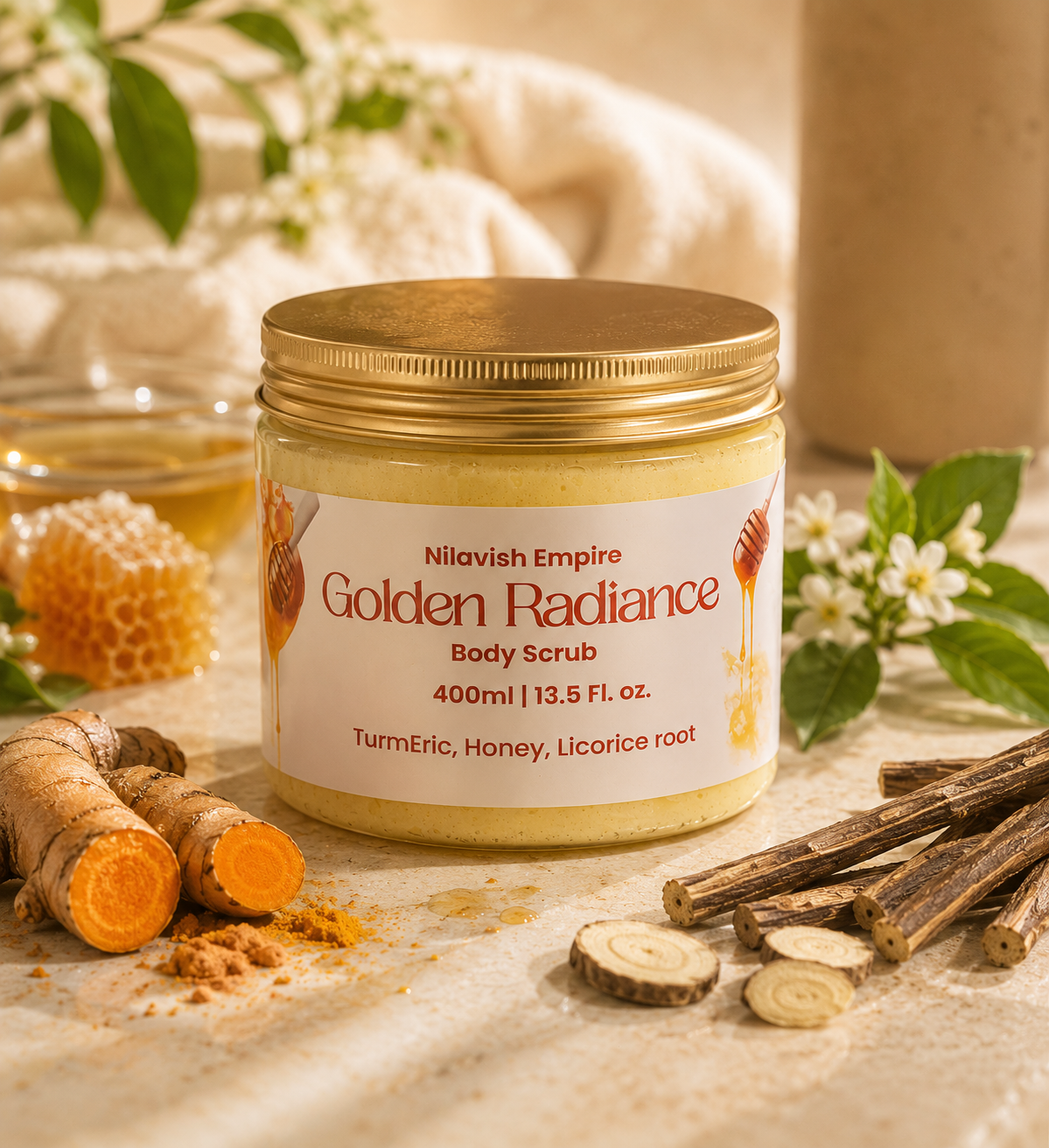 Golden Radiance Body Scrub -13.5 fl. oz