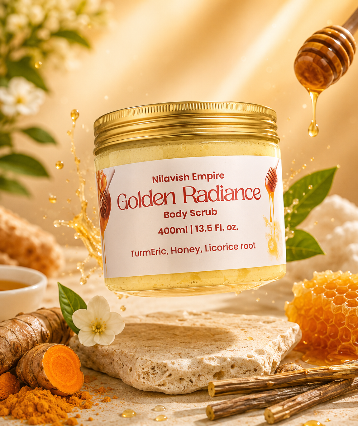 Golden Radiance Body Scrub -13.5 fl. oz
