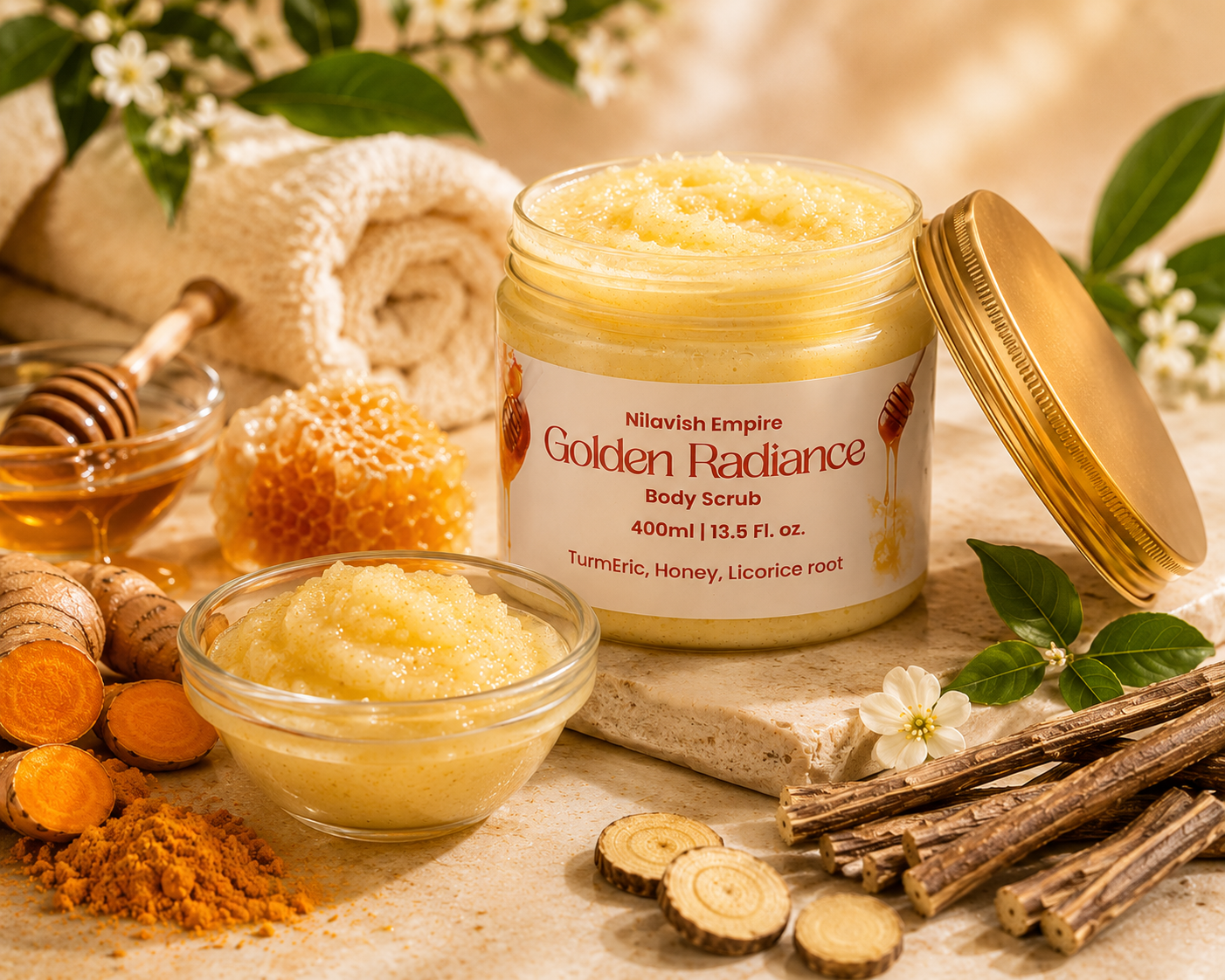 Golden Radiance Body Scrub -13.5 fl. oz