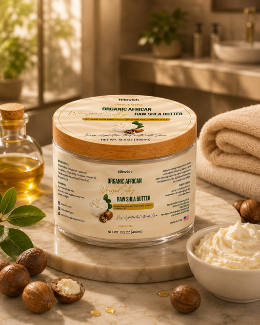 Organic African Whipped Shea Butter - 13.5 oz