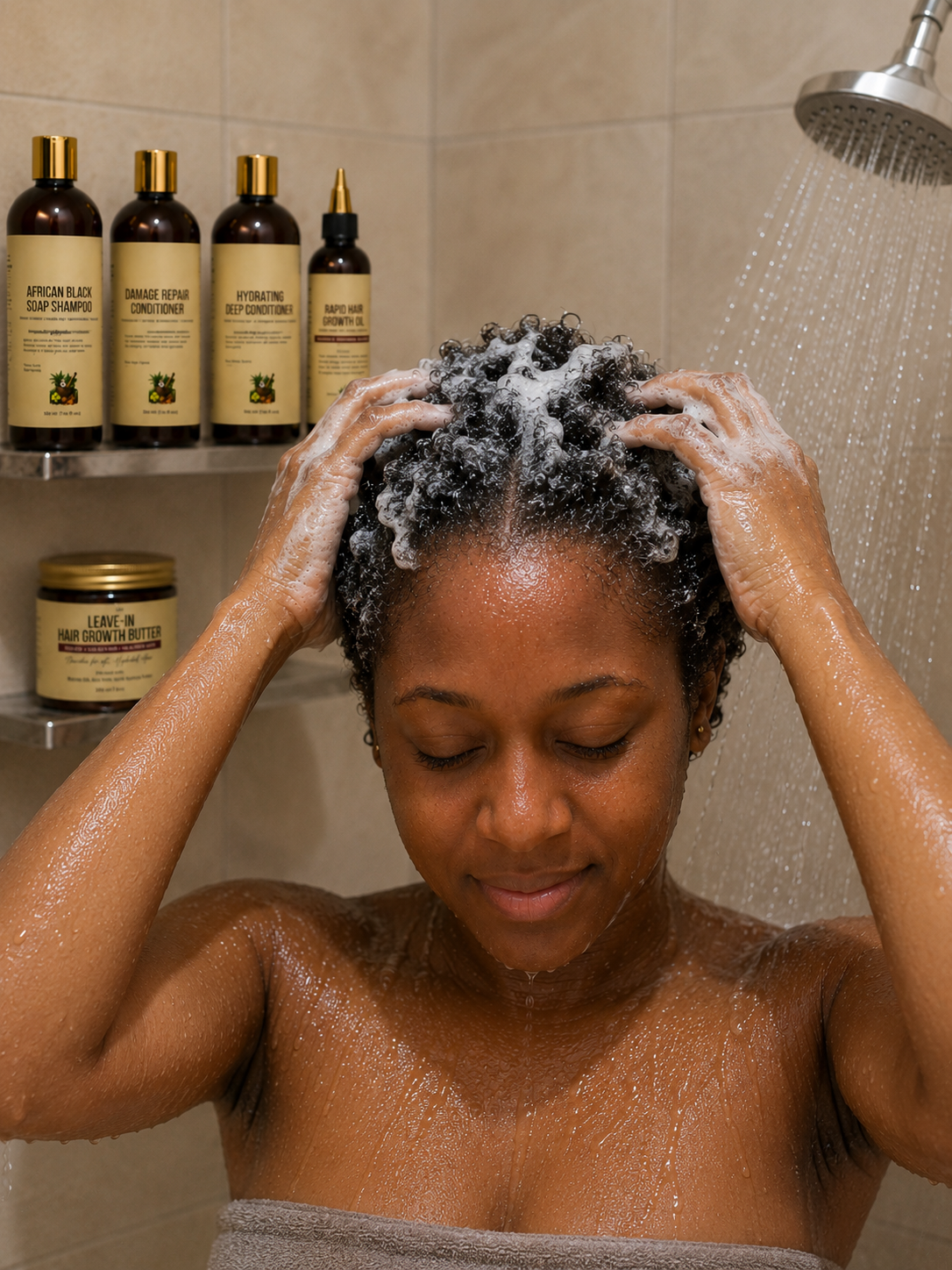 African Black Soap Shampoo 500ml